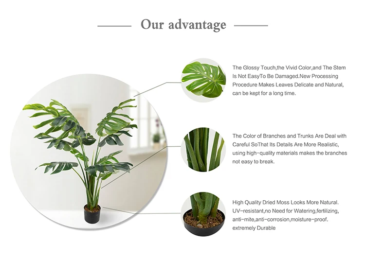 Modern Artificial Indoor Potted Plants Stands Hawaiian Kwaii Agave