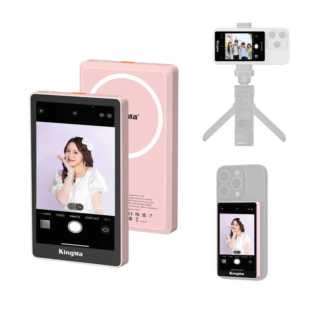 Kingma Vl-Ph01 Max Set Smartphone Vlog Selfie Monitor Screen