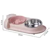 Pink Slow Food Bowl + Stainless Steel Bowl