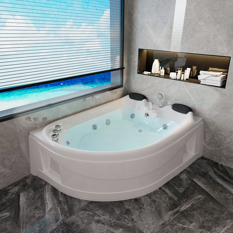 1.21.7m Bathroom Bath Tub Luxury Lightweight Ceramic Acrylic 2 Skirted