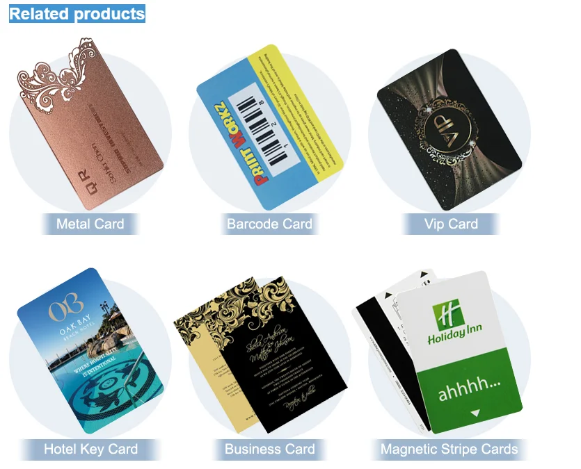 Custom PVC Photo ID Card 13.56Mhz Digital Identification Portrait Card