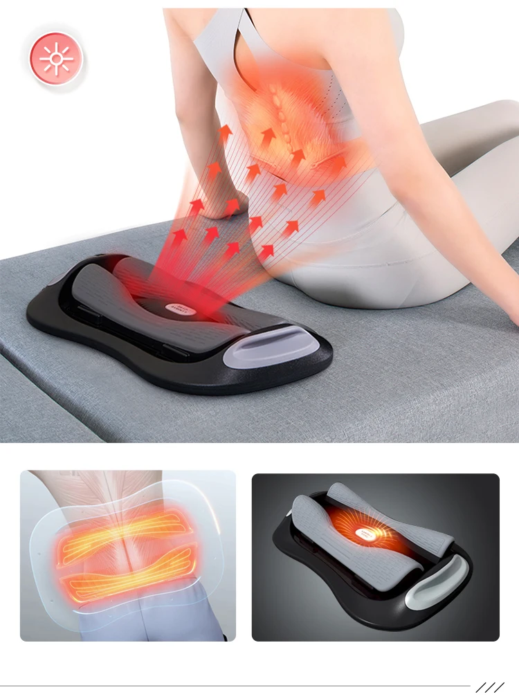 Alphay Pain Relief Electric Lower Back Support Massage Lumbar Stretch ...