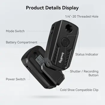 SmallRig Wireless Remote Control for Sony for Canon for Nikon Camera, Fits for Sony and Canon and Nikon-3902 detail image