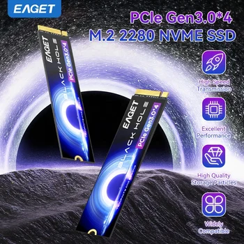 EAGET High Speed SSD - 1TB Nvme Pcie M.2 Internal Disk