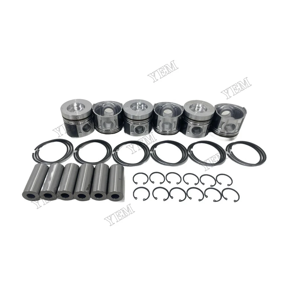 Pistons and Piston Rings Kit Suitable for Caterpillar 3066 High Performance Engine Parts 4
