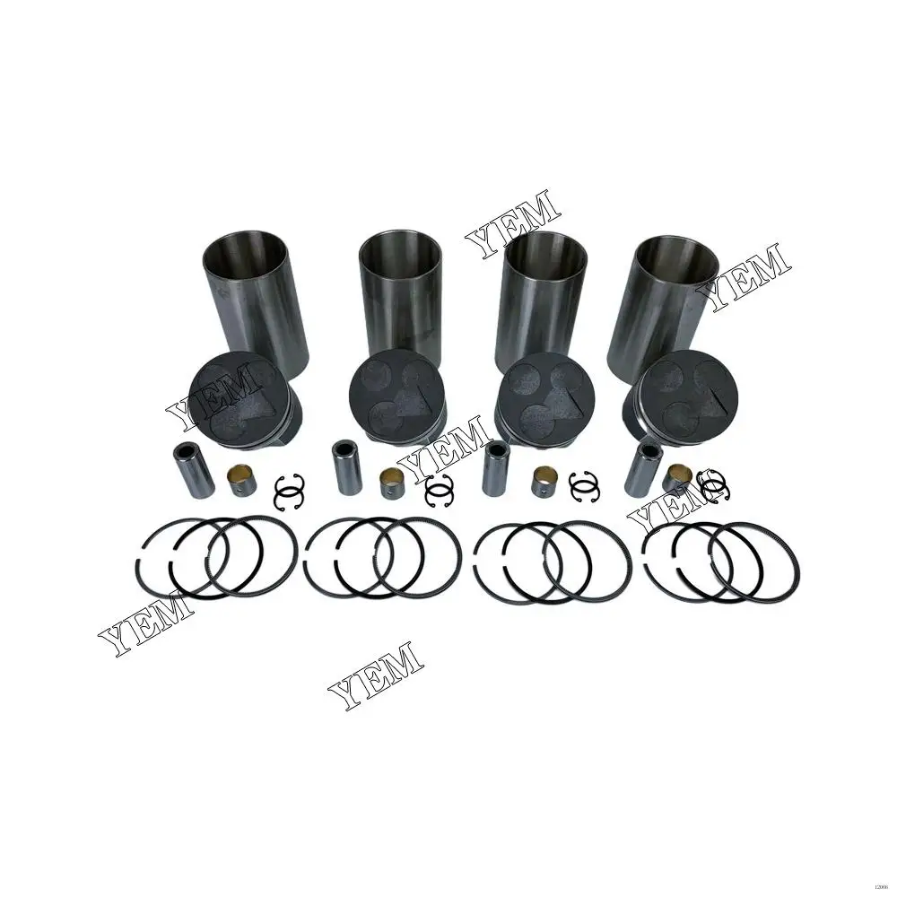 New And Genuine V3600 Cylinder Liner Kit With Piston Rings Liner for Kubota