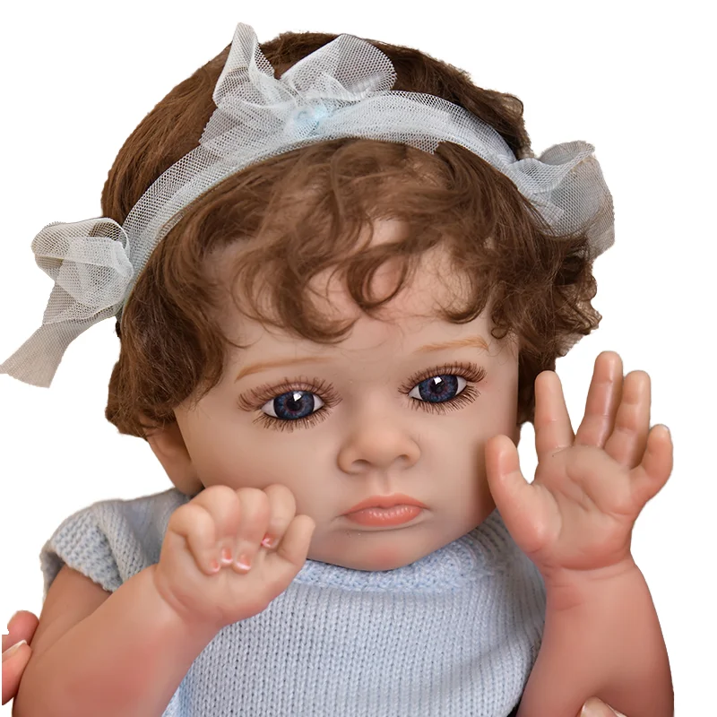 新生児のような24インチのリボーンドール、女の子、ソフトタッチで