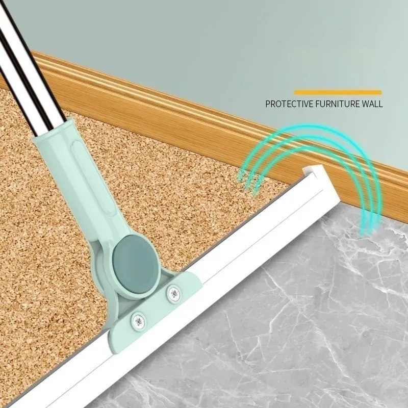 Multifunctional Magic Sweeper Broom Floor Scraper Dust Cleaner with Telescopic Handle Plastic Steel Material for Glass Cleaning