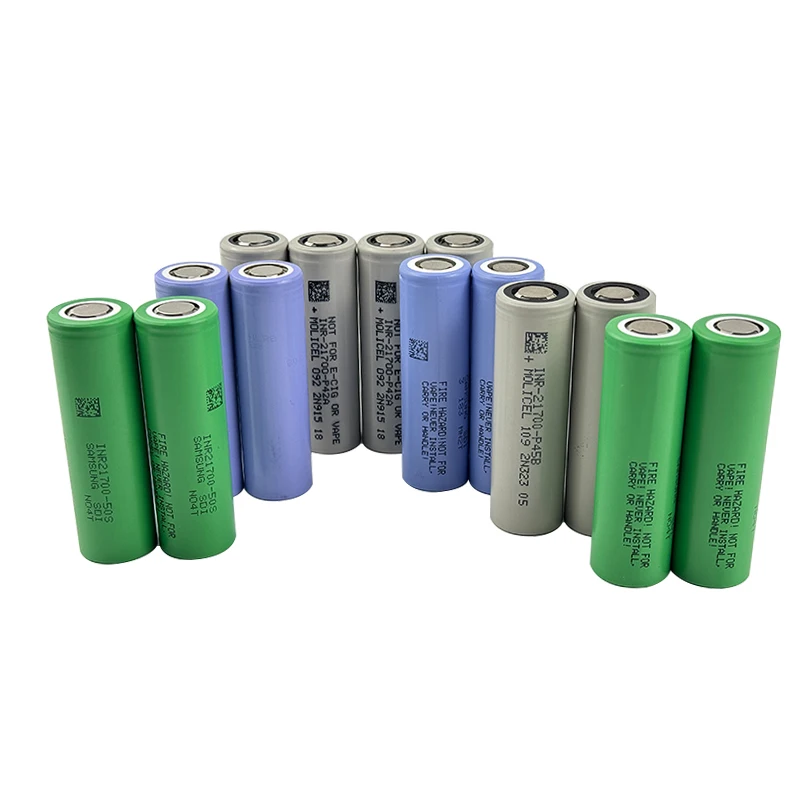 50E 21700 5000mAh Li-ion Battery 3.6V 21700 Cylindrical Cells Lithium Ion  Battery 3.7v 5000mah 3C 21700-50e for Ebike Power Tool