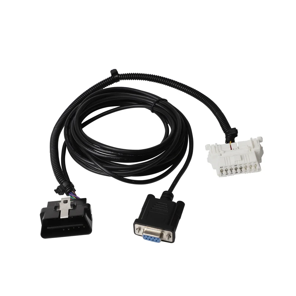 OBDII 16Pin Male to Female Y Cable With DB9P OBD2 to DB15Test Cable for VGA Interface Diagnostic DIY Programming