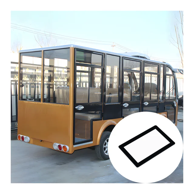 Good Selling Acrylic Transparent Windshield New Energy Shuttle Bus Acrylic Transparent Sightseeing Car Windshield