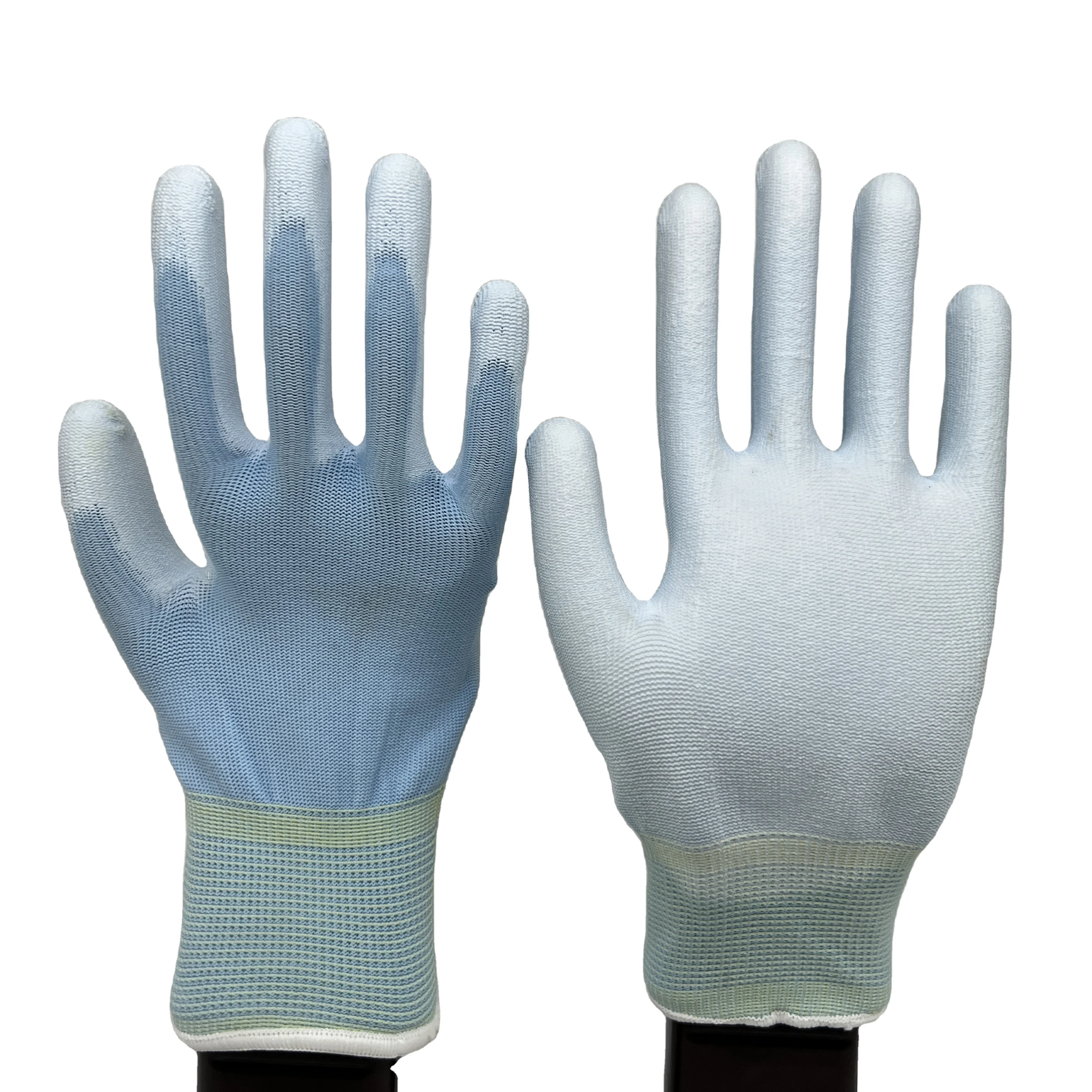 Lightweight Breathable PU Safety Gloves for Precision Work for Automotive Mechanical Maintenance Jobs with Sensitive Touch