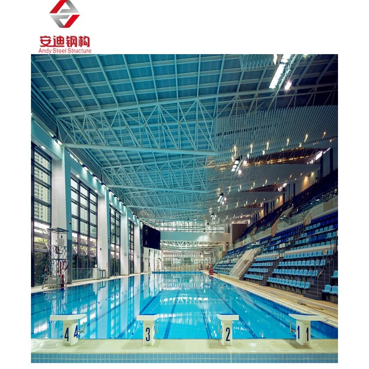 Steel Pipe Truss Stadium Roof Structure Steel Tube Truss Stadium Roof Prefabricated Steel Structure Stadium Building