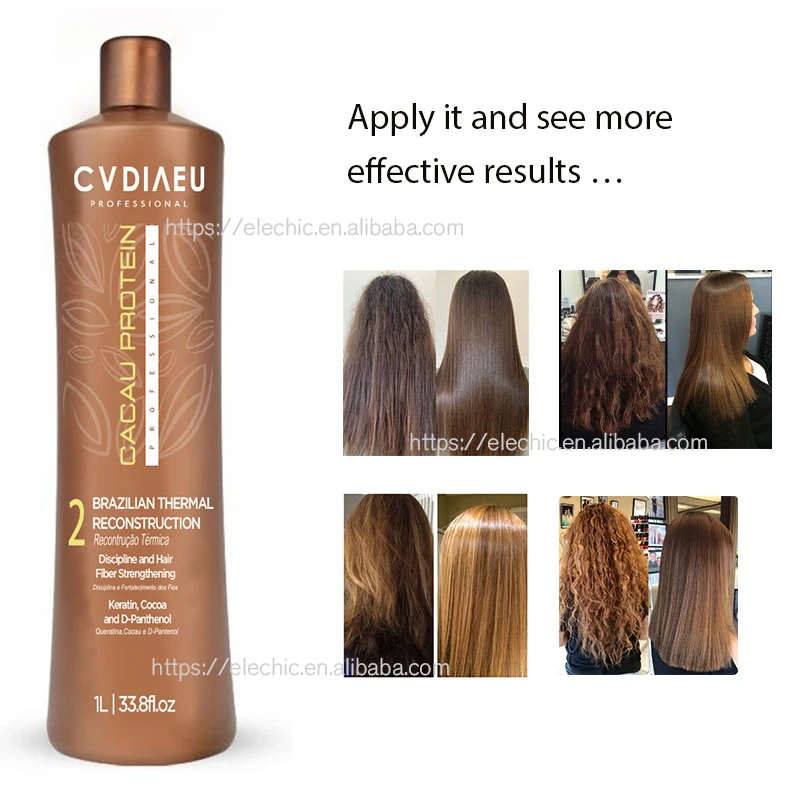 Protein Brazilian Rescontruction Maxkeratin Hair Treatment With Cocoa