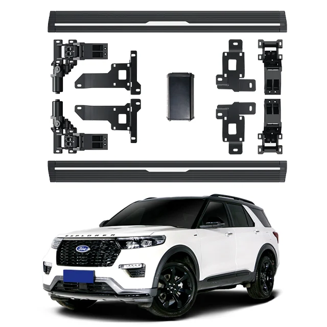 High Performance Waterproof Motor DEPLOYABLE RUNNING BOARD for Ford EXPLORER Aluminum Alloy  Powered Steps