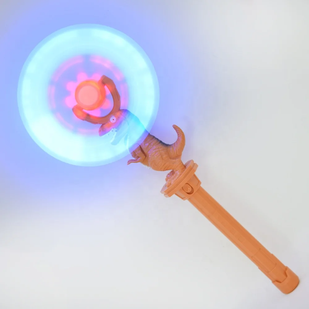 
 Рождественская игрушка, супер яркий динозавр, светодиодная мигающая подсветка, вращающаяся ветряная мельница с музыкой  