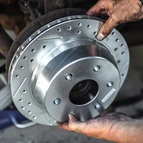 Power Stop 20-24 Tesla Y Front Drilled & Slotted Rotor - Pair - AR84011XPR - Armageddon Turbo & Performance - View #9