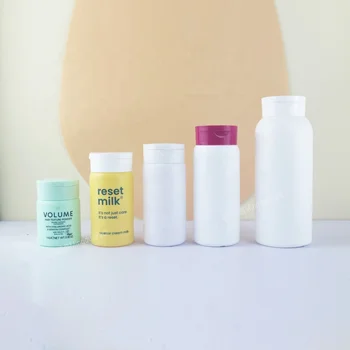 Plastic Bottle for Talcum Powder 50G 100G 150G White Black Hdpe Cosmetic Shaker Baby Talc Powder Bottle