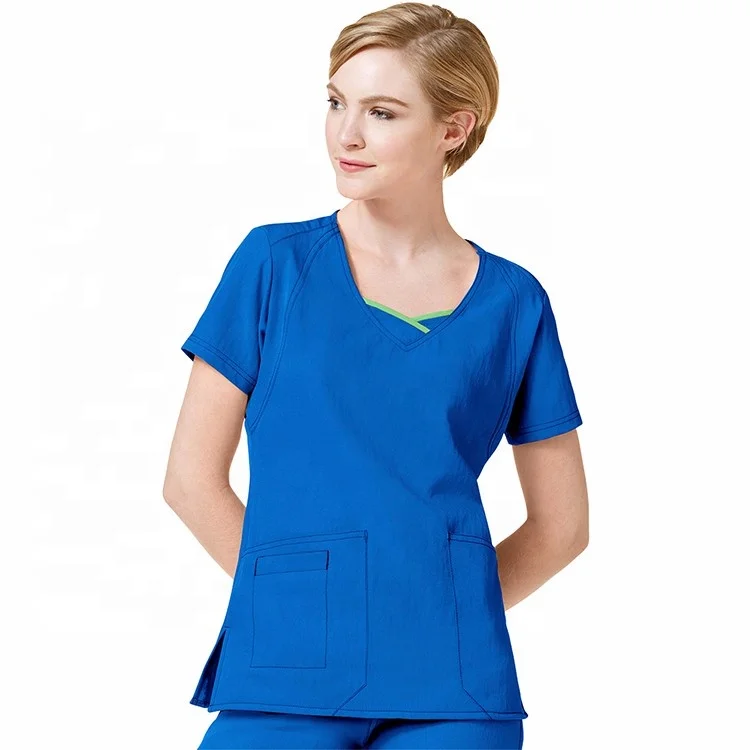 Made in Myanmar OEM Service Elegant Women Scrubs