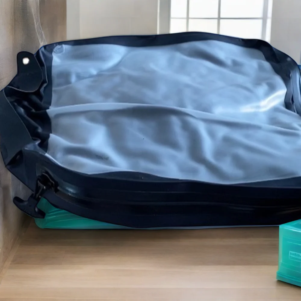TOPAZ Customize Airtight Vacuum Storage Bag TPU Vacuum Travel Bag Airtight Cubic Bag Hypalon Fabric