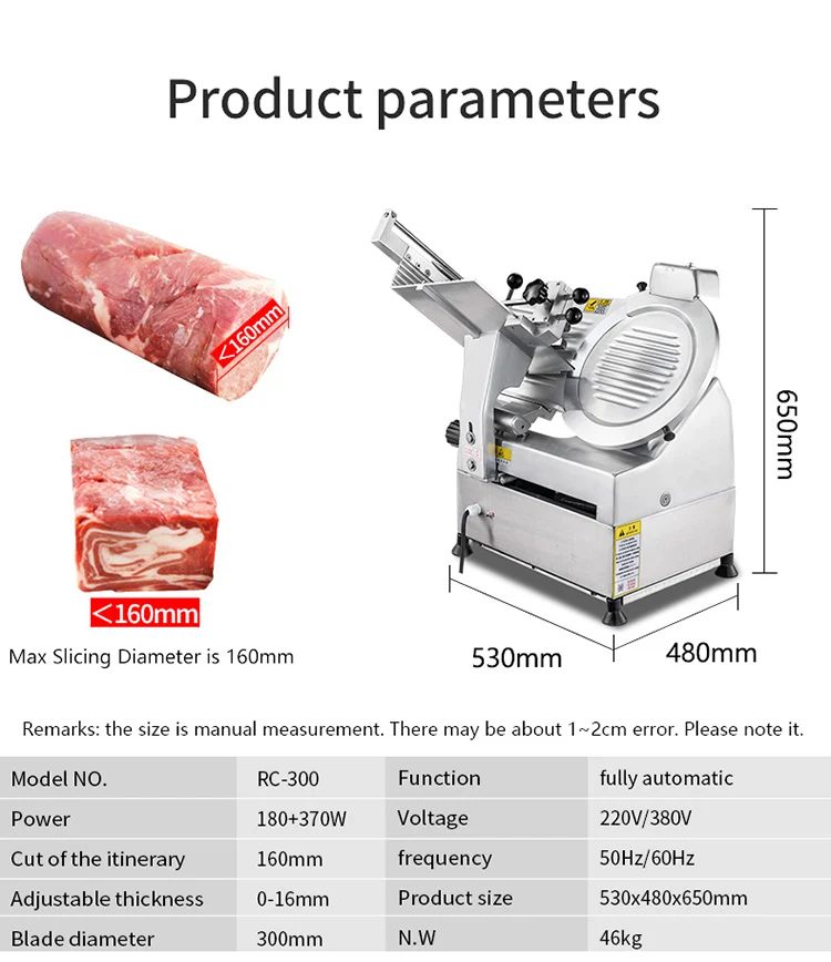 FEST Factory Full-automatic Meat Slicer Flaker Machine Commercial Kitchen  Machine Frozen Meat Slicing Machine Mutton Beef Cutting Slice - FEST