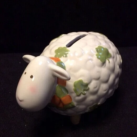 High Quality Cheap Promotional Customized Plane Shaped Plastic Piggy Coin Bank