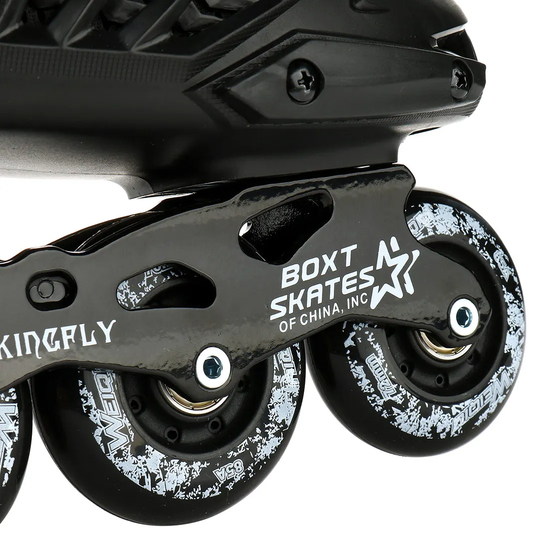PU Leather inline skate shoes skating 4 wheel roller skates