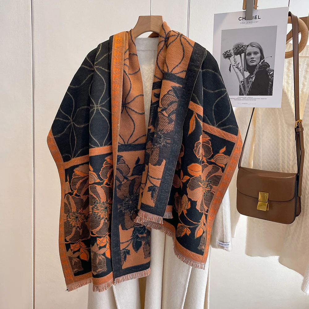 Warm Stylish Imitated Cashmere Scarf Winter Luxury