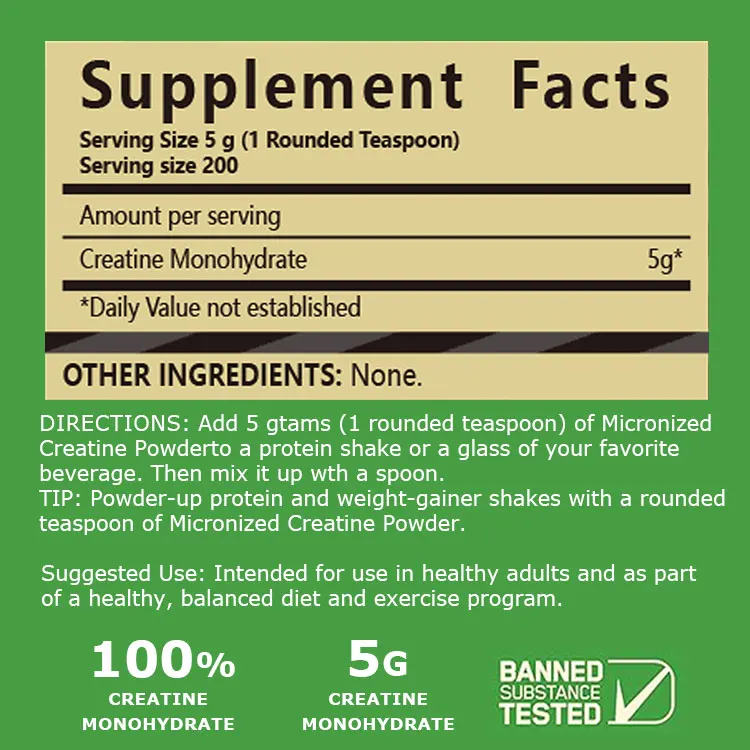 Greenpie Creatine Monohydrate Powder Supports MuscleBuilding Strength& Performance Pure Creatine Monohydrate - Image 5