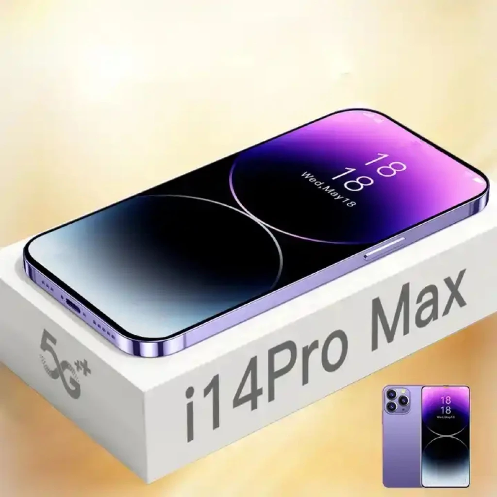 New i14 Pro Max Smartphone 16+1TB 7.3 Dual Sim Factory Unlocked Mobile  4G/5G