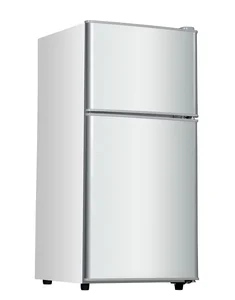 BCD-86 Portable Electric Double Door Fridge Household Outdoor Use Plastic French Language Energy Efficient Grade 1