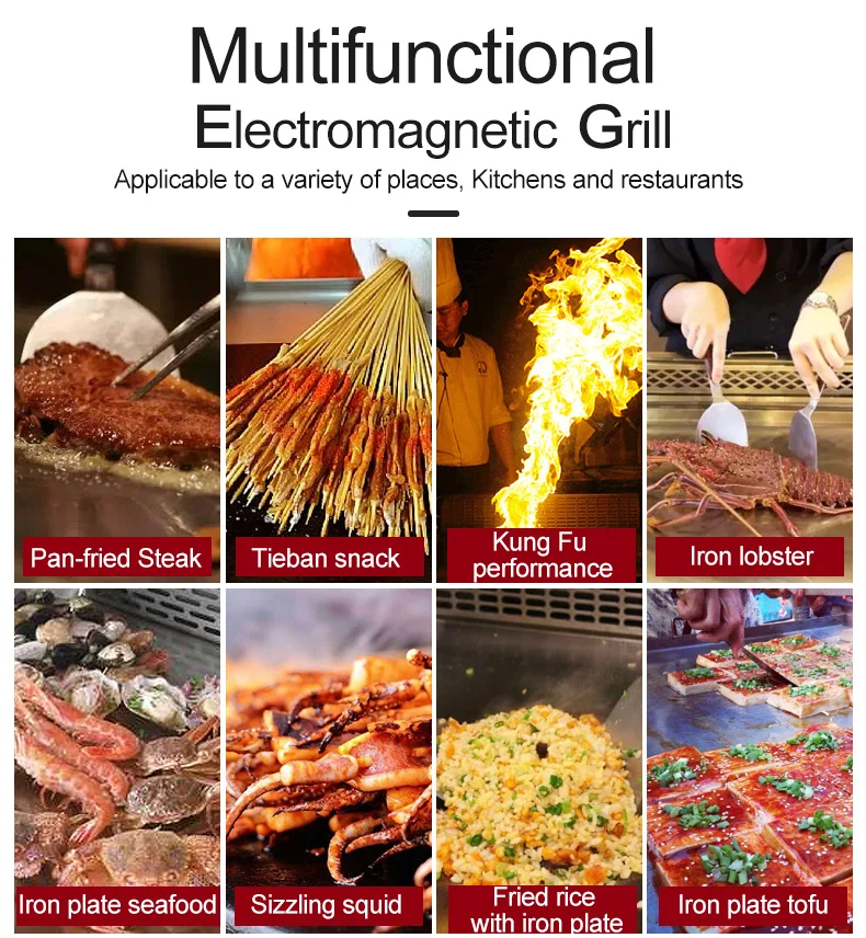 Restaurant Commercial Customize Teppanyaki Table Japanese Teppanyaki