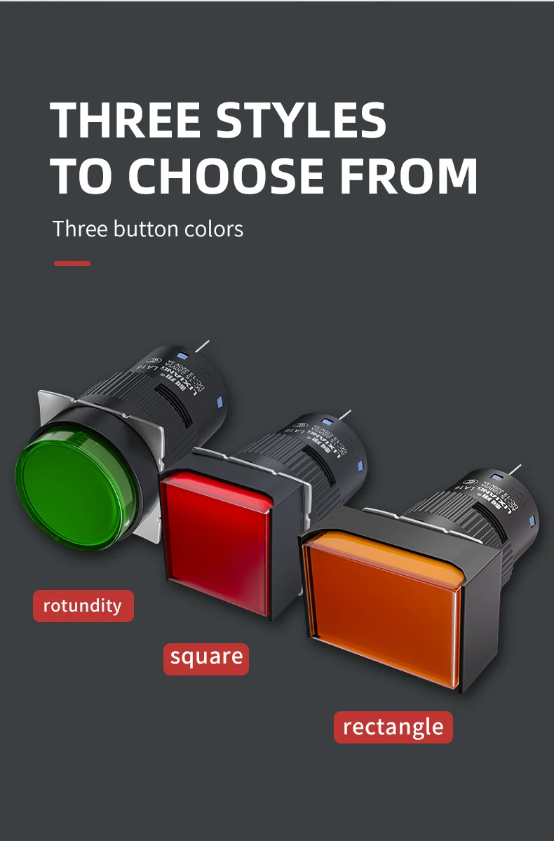 16mm LED Illuminated Round/rectangle/square Self-locking Momentary 5pin 8pin Brass Start Stop Game Arcade Push Button 10A 1NO1NC