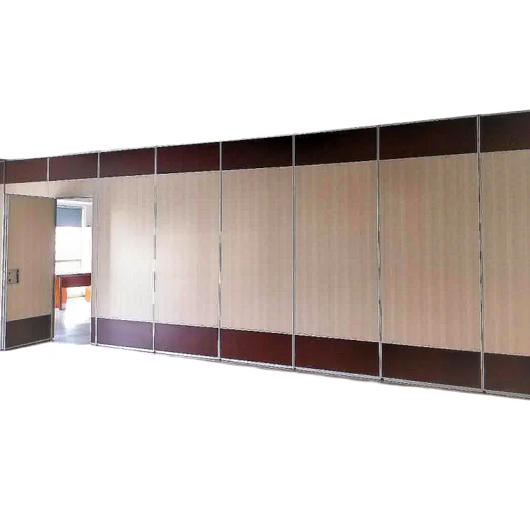 Operable Partition Wall Acoustic Movable Folding Assemble Wall Reached 7m High Type 65 Soundproof Sliding for Hotel Meeting Room