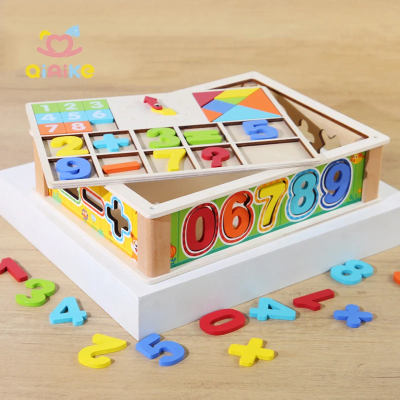 子供用おもちゃ 教育用数字認識 形状マッチングゲーム モンテッソーリ式算数教材 子ども向け学習玩具