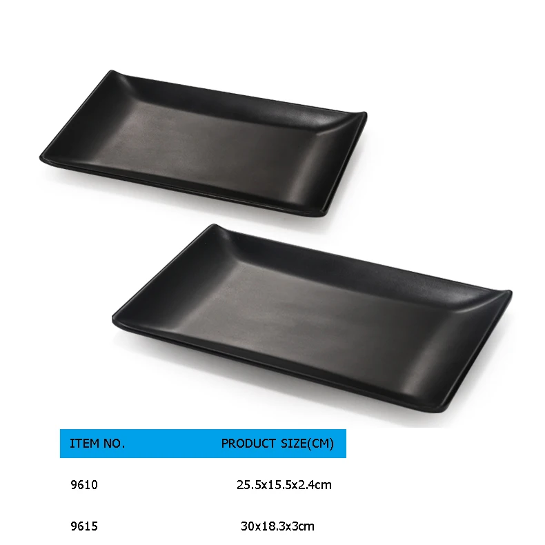 Assiette à Sushi Requin - Céramique Peinte à La Main - Matériaux Sans