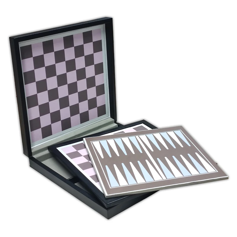 Chess Board Game Customer Logo Printing  Magnetic Chessboard Flight Large Chess for Outdoor Chess Set