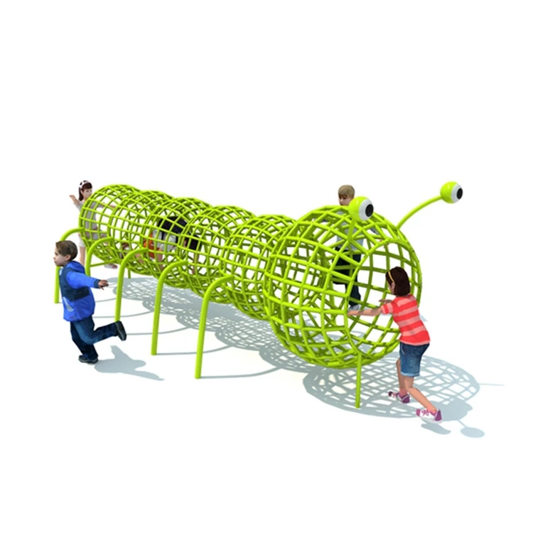 Children outdoor playground climbing net tunnel amusement equipment