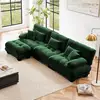 Green + Chenille + 3 Seat