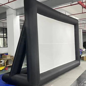 Factory Price  Blowing up 16ft Outdoor Cinema Inflatable Screen Large Inflatable Projection Screen for BackYard Party