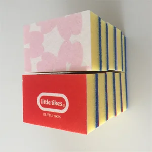 Kitchen Magic Sponge Washing Dishes PU Sponge with Scouring Pad