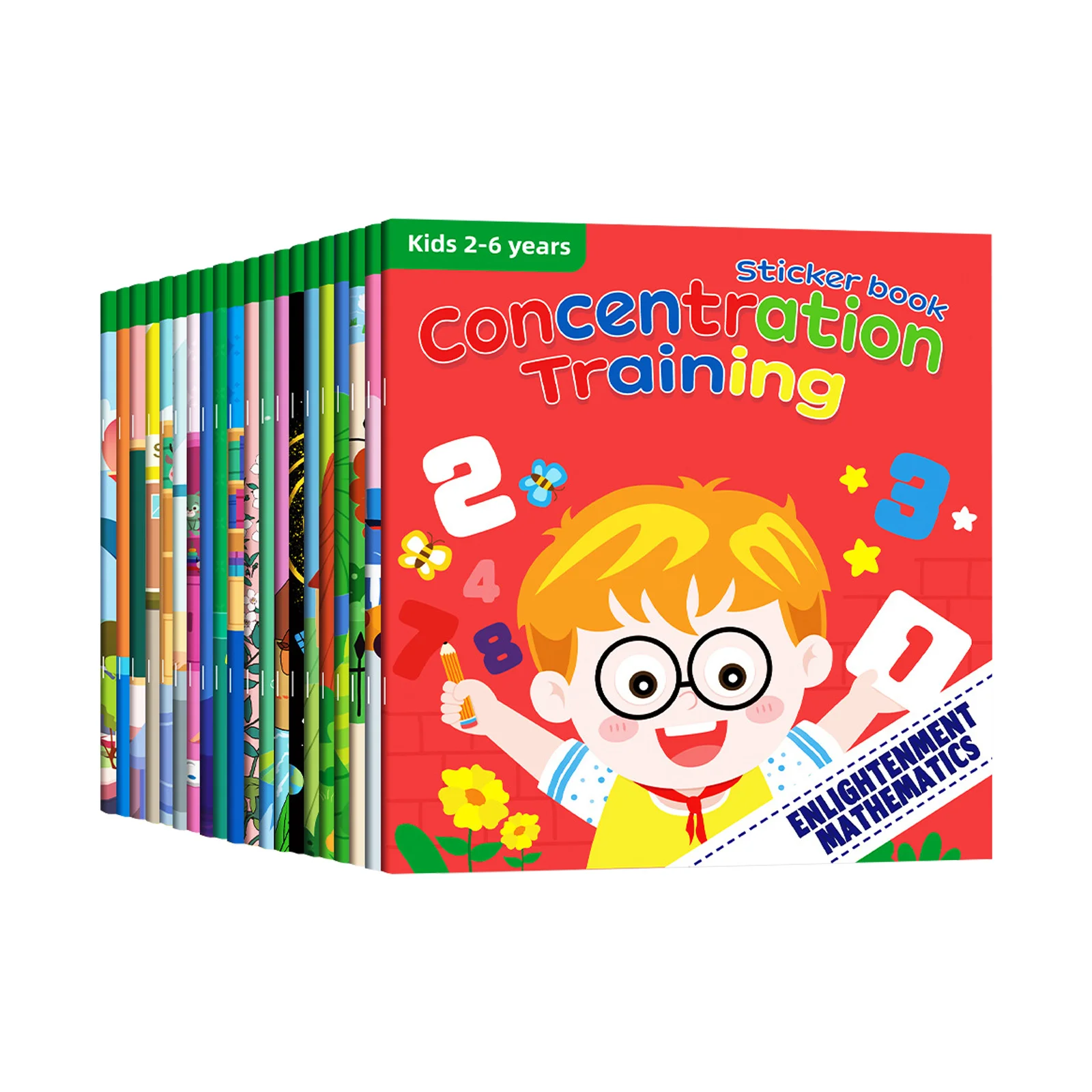 20 themes Sticker Books with Focus on Potential Development Stickers for Children's Early Education