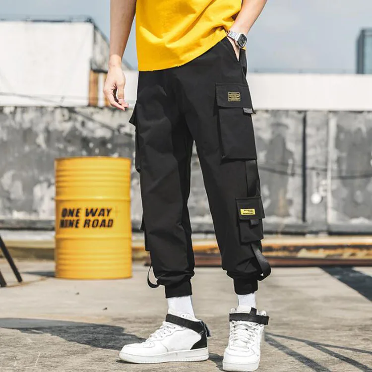 New Joggers Cargo Pants For Men Casual Hip Hop Pocket Male Trousers ...