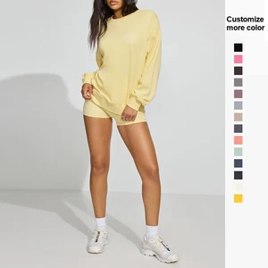 Custom logo 3D Puff Printing Graphic Ladies Streetwear Cotton Drop Shoulder  Pullover Hood Sweatshirt for Women
