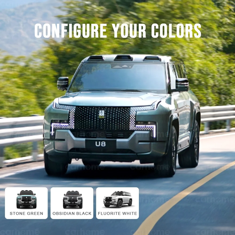 Byd Yangwang U8 2024 2023 Four Motor 4X4 4Wd Electric Car Hybrid Suv Luxury Off-Road New Energy Vehicle
