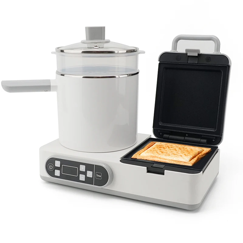 12 минут таймер оседает 5 в 1 цифровая многофункциональная машина для приготовления завтрака съемная и сменная сэндвич-машина