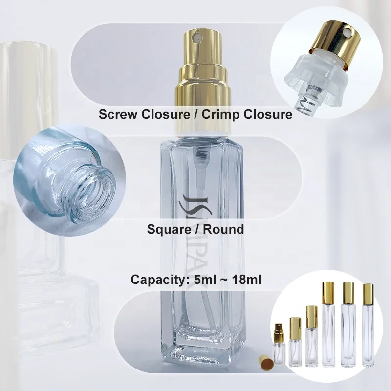 Flacon Vaporisateur Portable Rechargeable 100 Ml - Verre Transparent - Neuf Générique