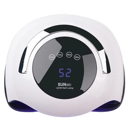 120W Sun BQ5T светодиодные УФ лампы файл для гель лак для ногтей сушилка комплект Led 365nm + 405nm 110-240V Электрический ЕС, США вилка ABS