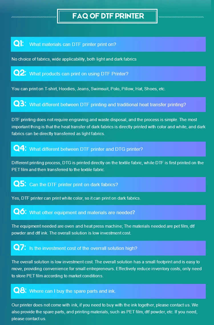 Erasmart Dtf Printer 1800 13 Inch 13x19 Automatic A3 Dtf All In One