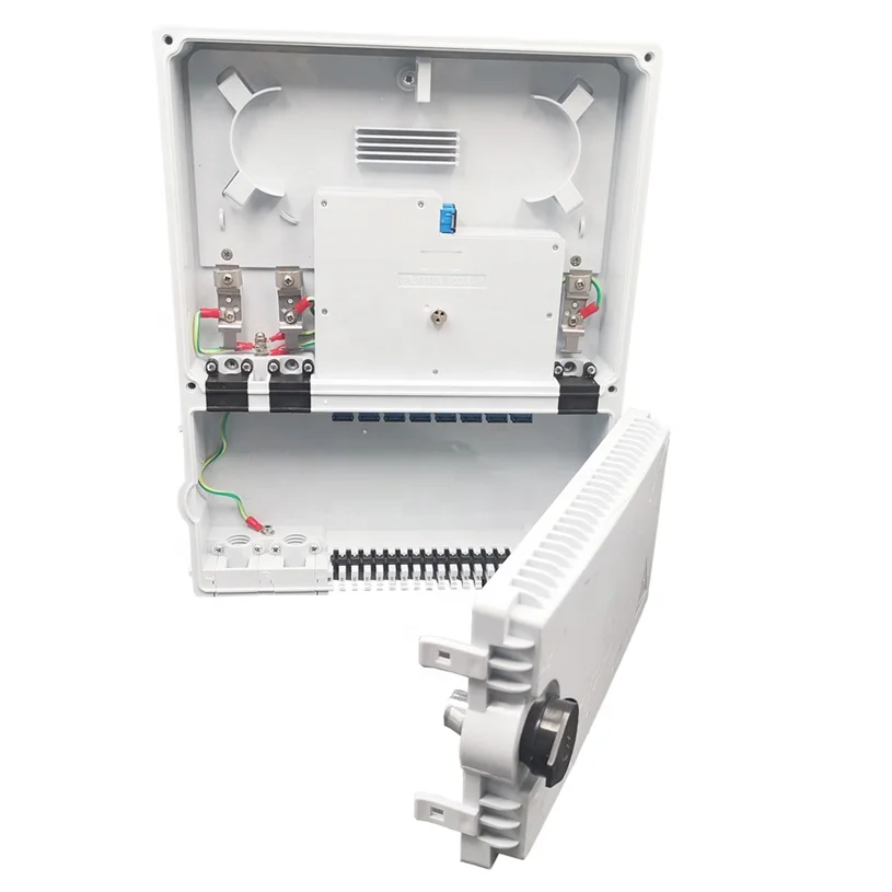 Ftth 1X8 Plc Splitter Solid Odp Optical Distribution Point